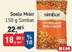 SİMBAT SOSLU MISIR 150 G